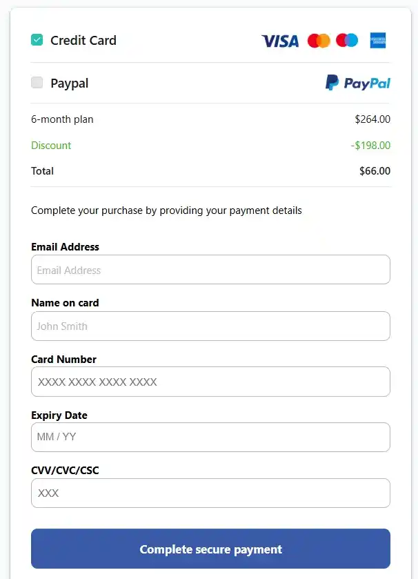 Hypnozio Order Page
